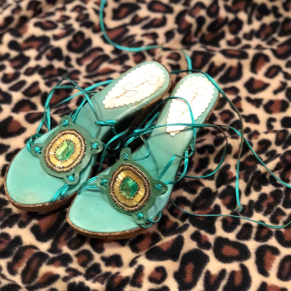 Jessica Simpson wedges